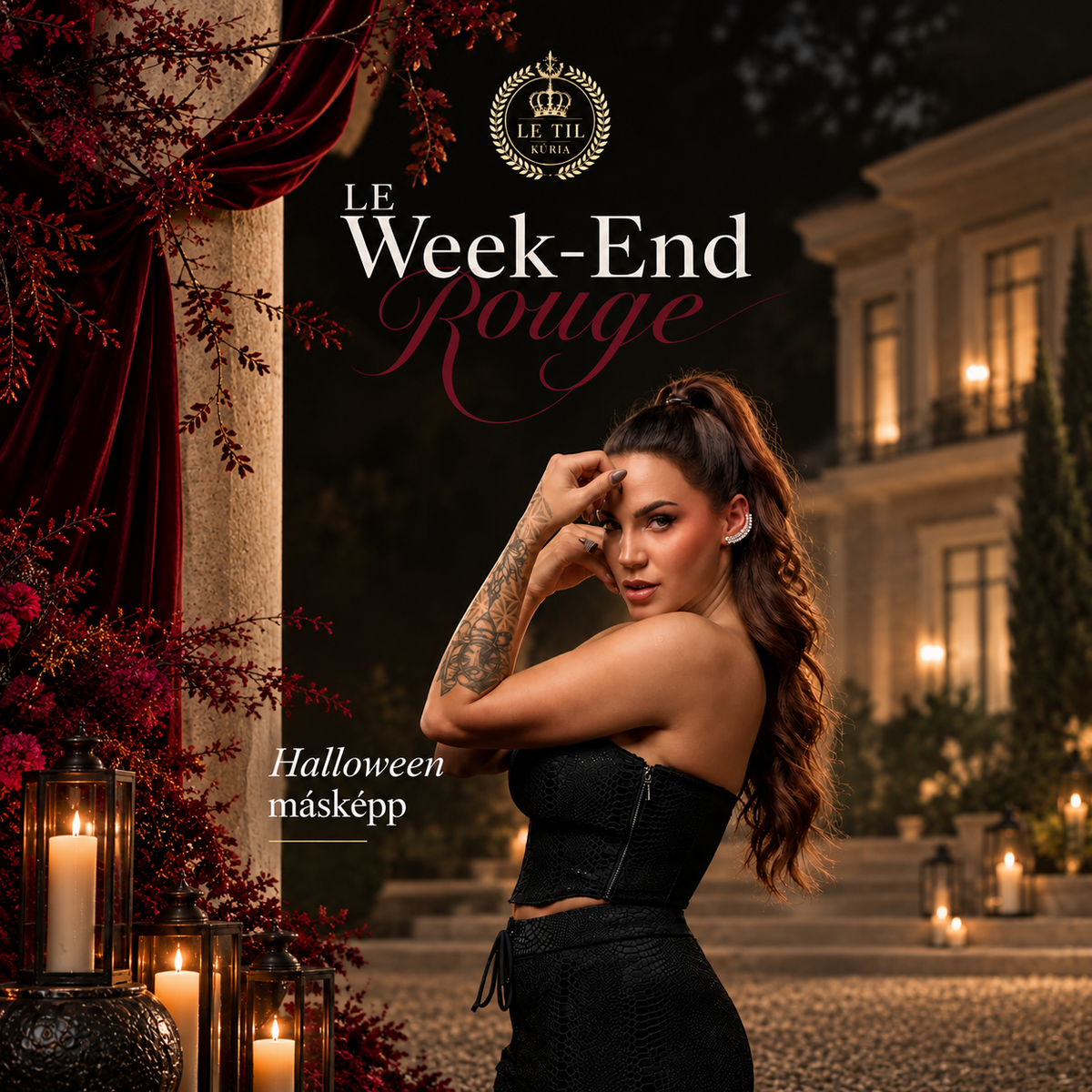 LE WEEK-END ROUGE – Moulin Rouge ihlette halloweeni party